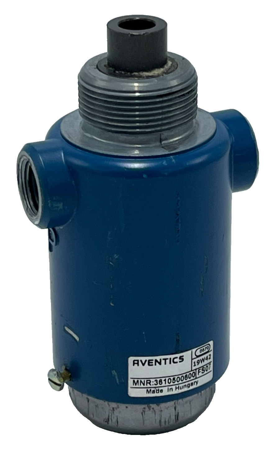 Used BOSCH AVENTICS 3610500600 Pilot Operated Check Valve 1/4" NPT Pneumatic