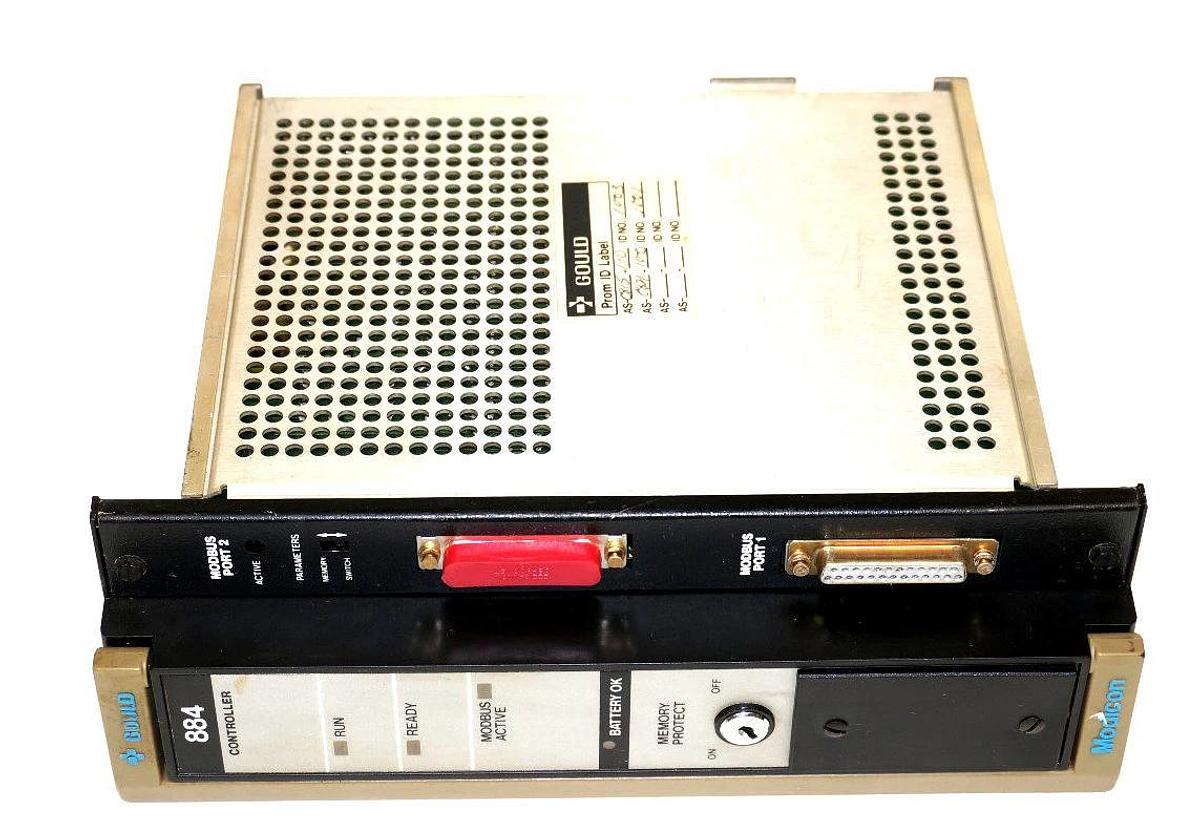 Refurbished GOULD MODICON AS-884A-111 CONTROL MODULE 2K W/ MOD BUS PORT AS884A111
