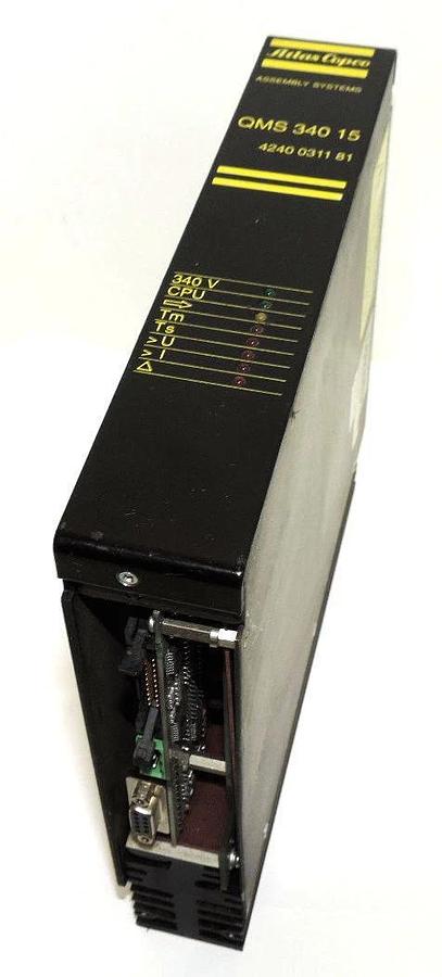 Used ATLAS COPCO 4240-0311-81 SERVO CONTROLLER QMS-340-15, 4240031181-0004, QMS34015
