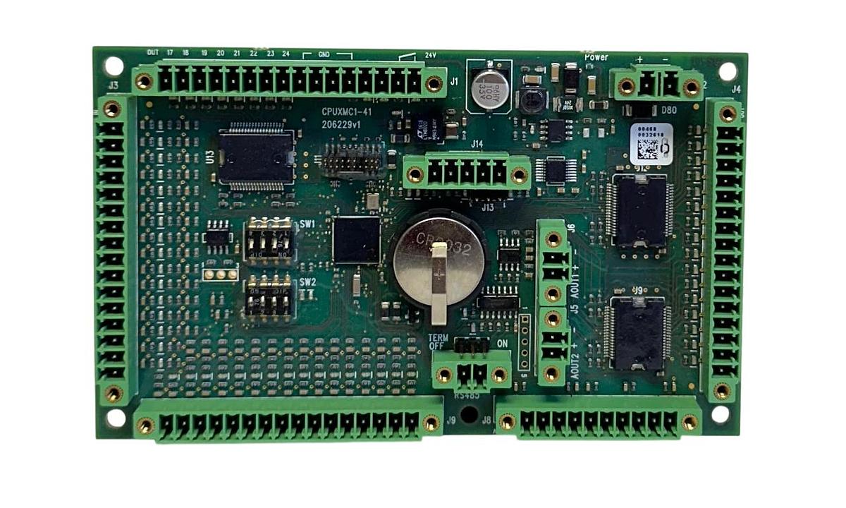 Used CODESYS CPUXMC1-41 / 206229v1 CONTROL BOARD ANALOG I/O RS485 USNP