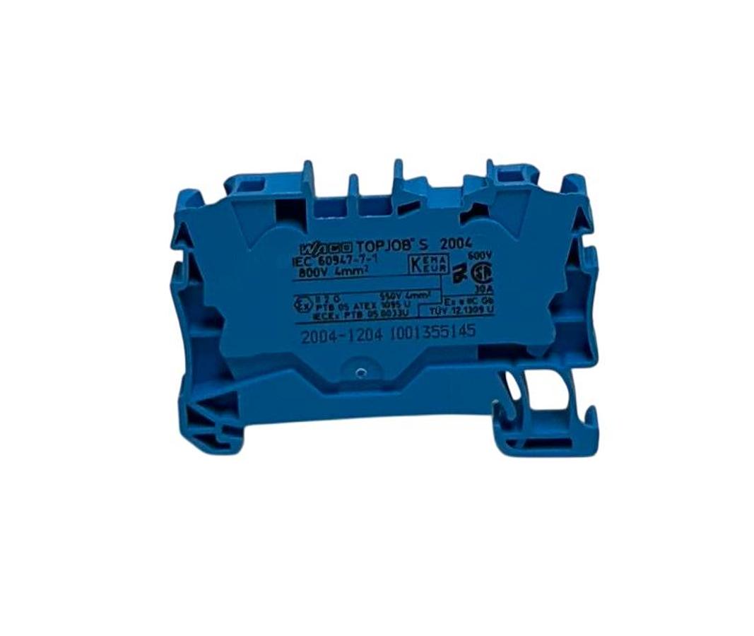 Used 26 WAGO 2004-1204 / 20041204 TOPJOB S 2-CONDUCTOR THROUGH TERMINAL BLOCKS NSNP