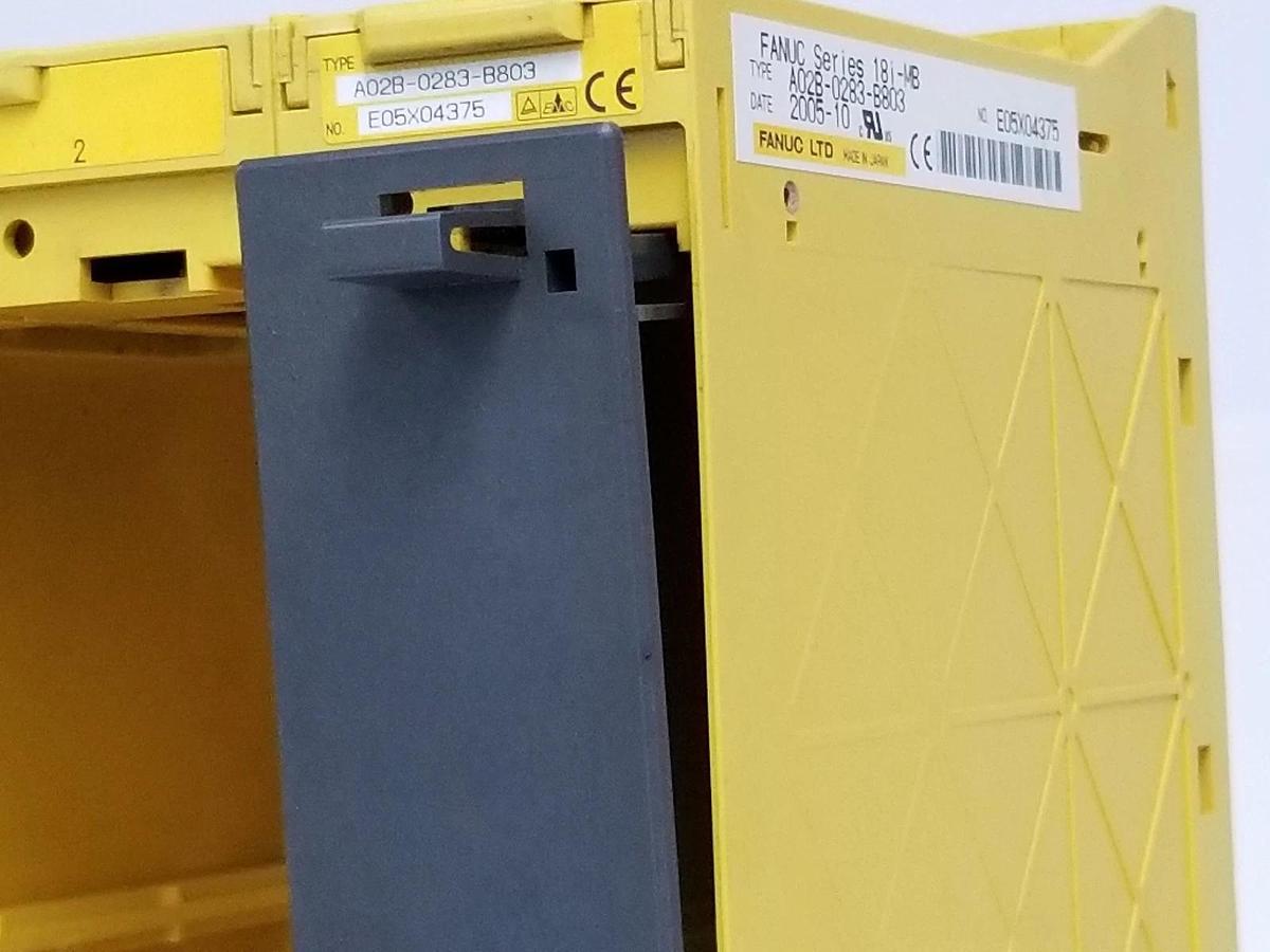 Used FANUC A02B-0283-B80 18i-MB 3-SLOT PLC MODULE BASE UNIT A02B0283B80, E05X04375