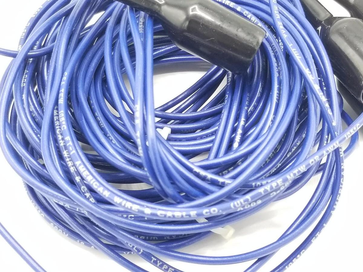 Used LOT OF 4 NEW UV 4-0202 REPLACEMENT LAMP HARNESS BLUE TEFLON 40202