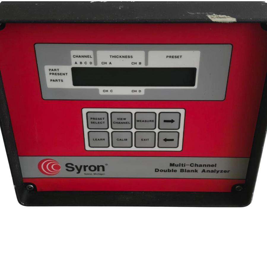 Refurbished SYRON (IMI NORGREN) DBA200 - DBA MULTI-CHANNEL DOUBLE BLANK ANALYZER 120VAC REP