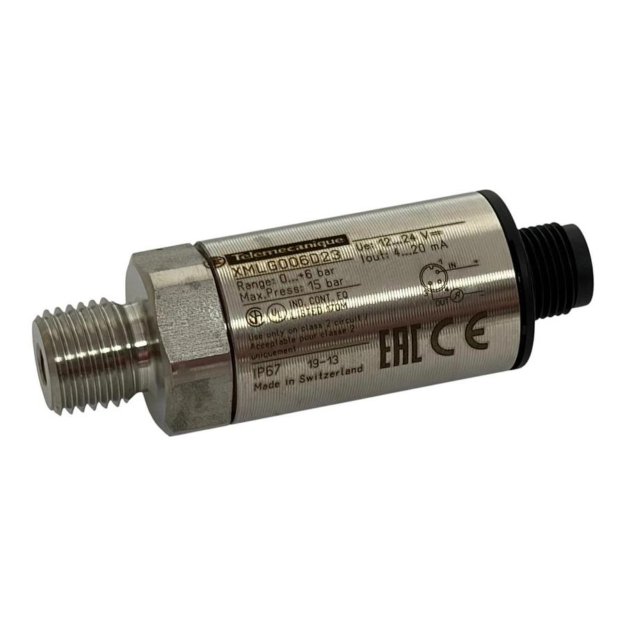 Telemecanique Sensors XMLG006D23 Electronic Pressure Transmitter 0-6 Bar New