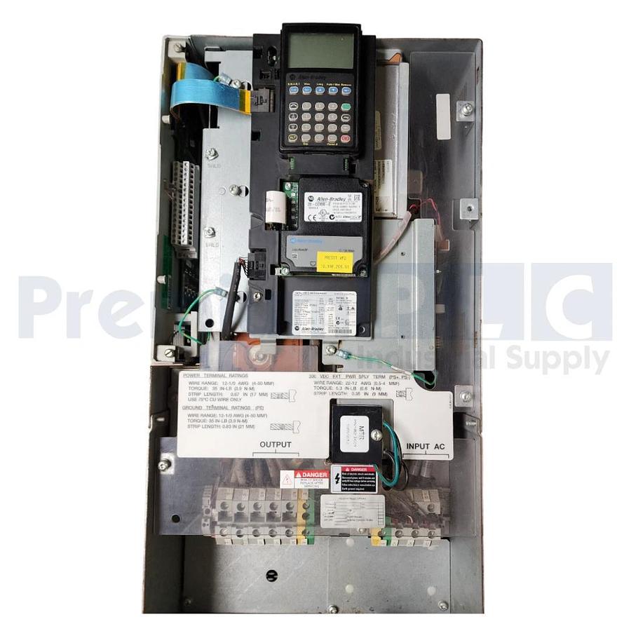 Used USED ALLEN BRADLEY 20BD096A0ANNAND0 /B PowerFlex 700 AC DRIVE VFD 480V 96A 75HP
