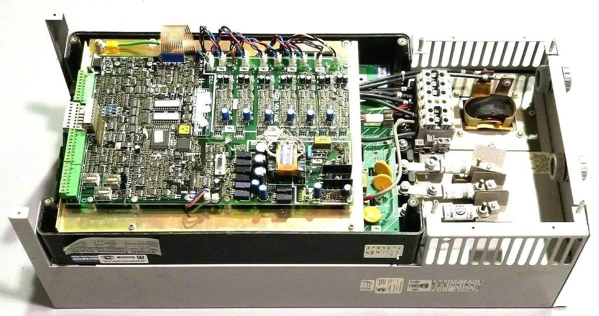Used CONTROL TECHNIQUES V1850-KN1 FLUX VECTOR DRIVE 9800-1000-I 25HP V1850