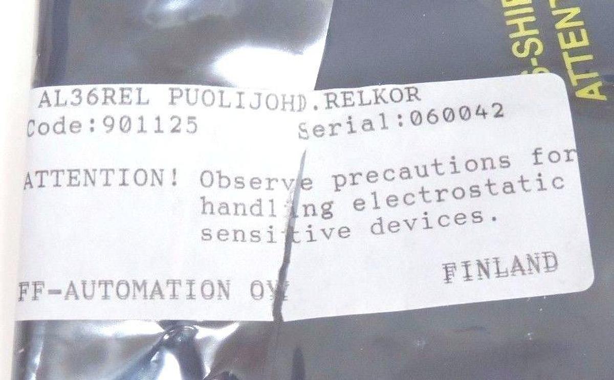 NIB FF-ELEKTRONIIKKA AL-36FA REL 30713 AUTOLOG CODE: 901125 VER: 00002
