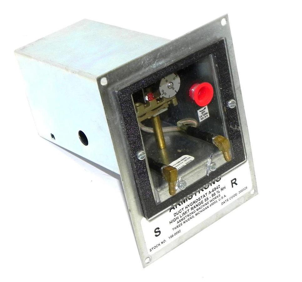 Used ARMSTRONG A-6942 DUCT HYGROSTAT A6942
