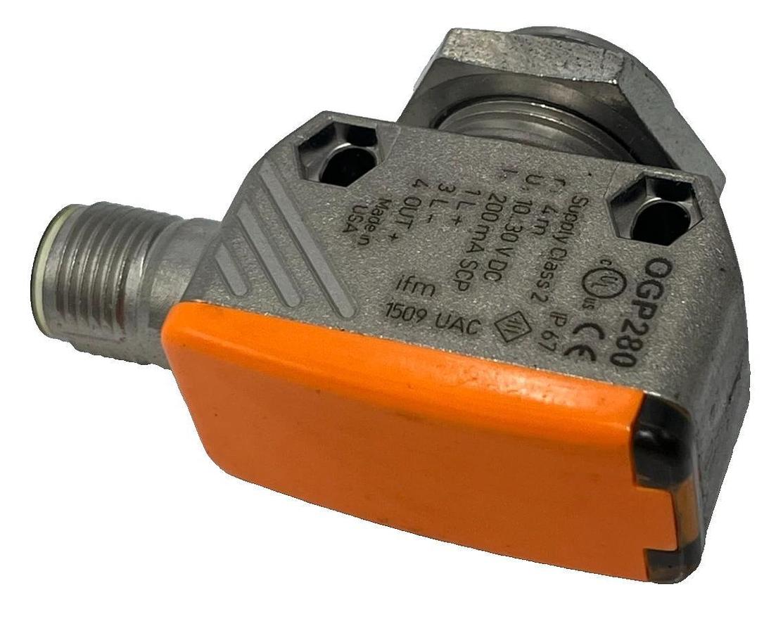 IFM OGP280 Photoelectric Sensor Background Suppression 100mm PNP M8 IO-Link OGP2