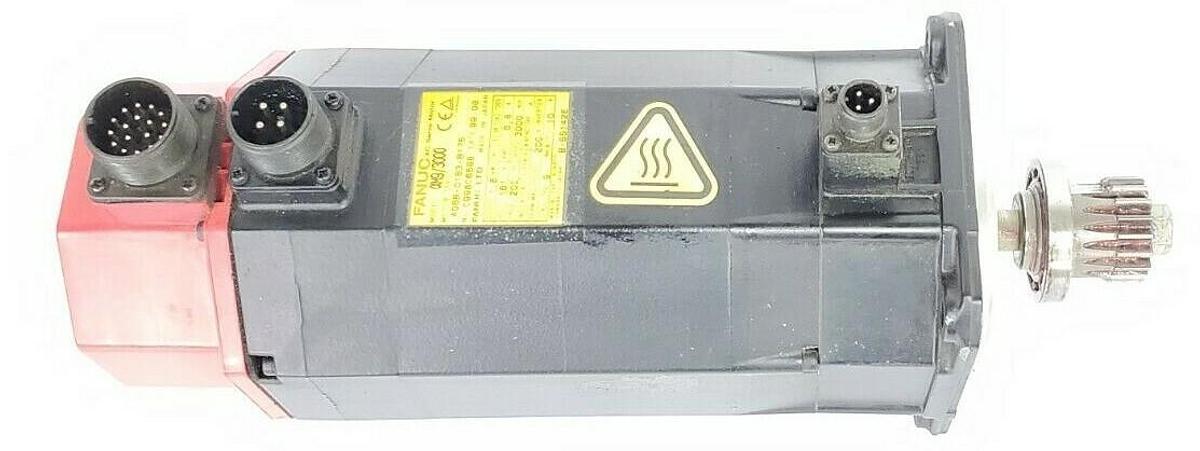 Used FANUC MODEL AM9/3000 AC SERVO MOTOR A06B-0163-B175