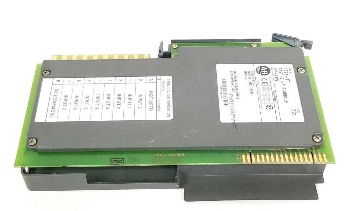 Used ALLEN BRADLEY 1771-IT FAST DC INPUT MODULE SER. A REV. E01 96537102 B01 1771IT