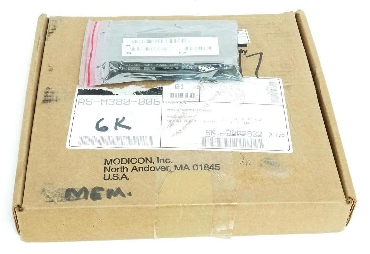 NIB MODICON AEG AS-M380-006 EXECUTIVE MEMORY MODULE AS-9487-004 M380-006
