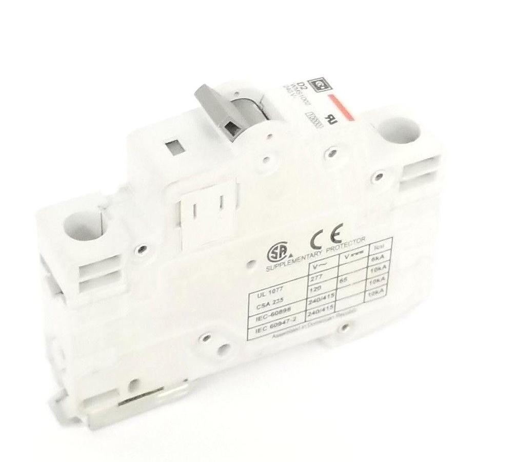 Used CUTLER HAMMER WMS1D02 CIRCUIT BREAKER 240V, 2A, 1P, D2
