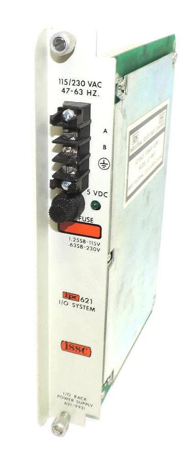 Used ISSC 621-9931 I/O RACK POWER SUPPLY 6219931 INPUT: 115/230VAC 1.25/.63 AMPS