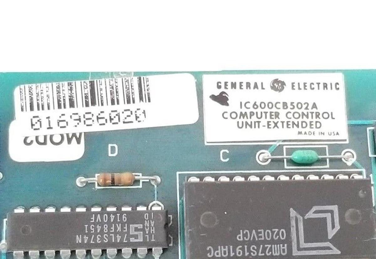 Refurbished GENERAL ELECTRIC IC600CB502A COMPUTER CONTROL UNIT-EXTENDED (REPAIRED)