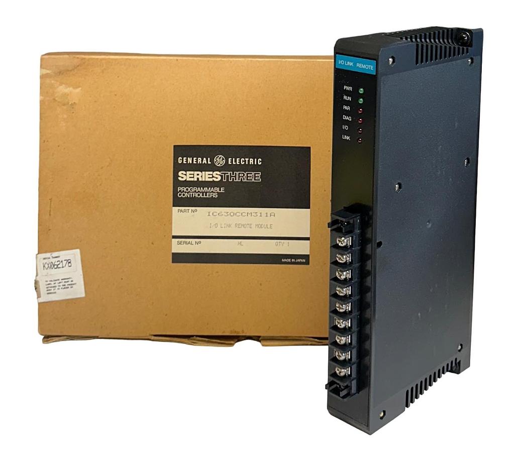 Used NEW GE FANUC IC630CCM311A / IC630CCM311 SERIES THREE I/O LINK REMOTE MODULE NSMP