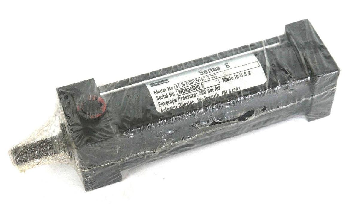 NEW PARKER SERIES S 01.25 CUSLUV16C 2.000 PNEUMATIC CYLINDER
