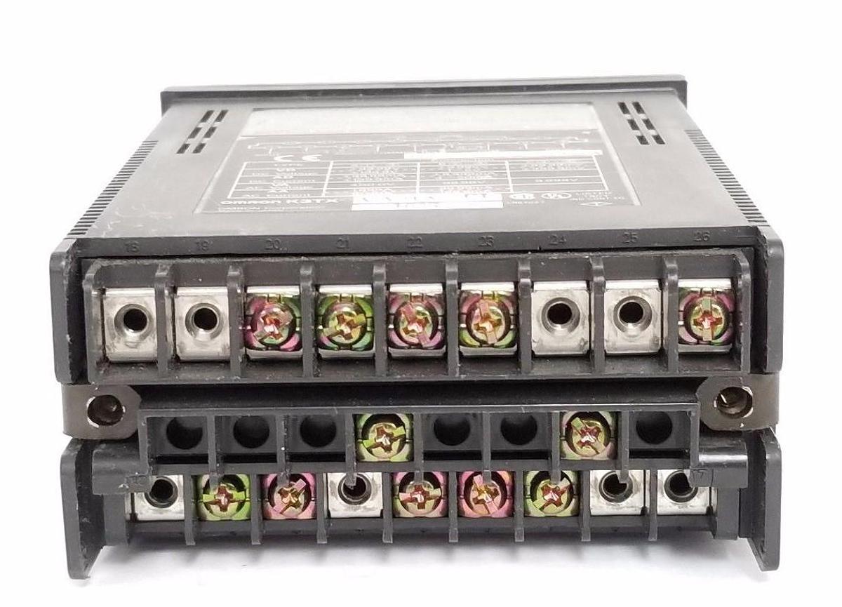Used OMRON K3TXVA21A METER PANEL MOUNT 0-50VDC, 100~240VAC 50/60HZ