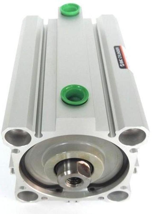 Used NEW SMC CDQ2B63-70D CYLINDER DOUBLE ACTING 63MM BORE 70MM STROKE 145PSI 1.00MPa