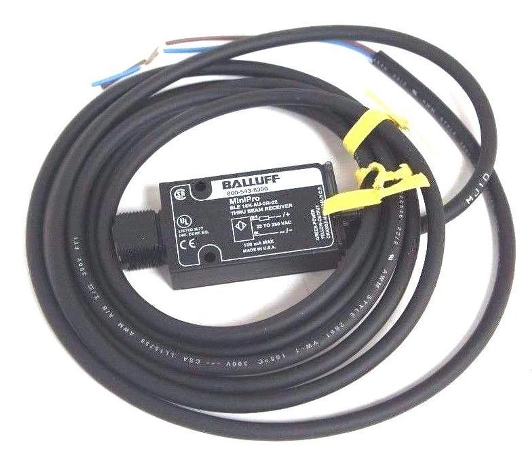 Used NEW BALLUFF BLE 16K-AU-0R-02 THRU BEAM PHOTOELECTRIC RECEIVER 311439