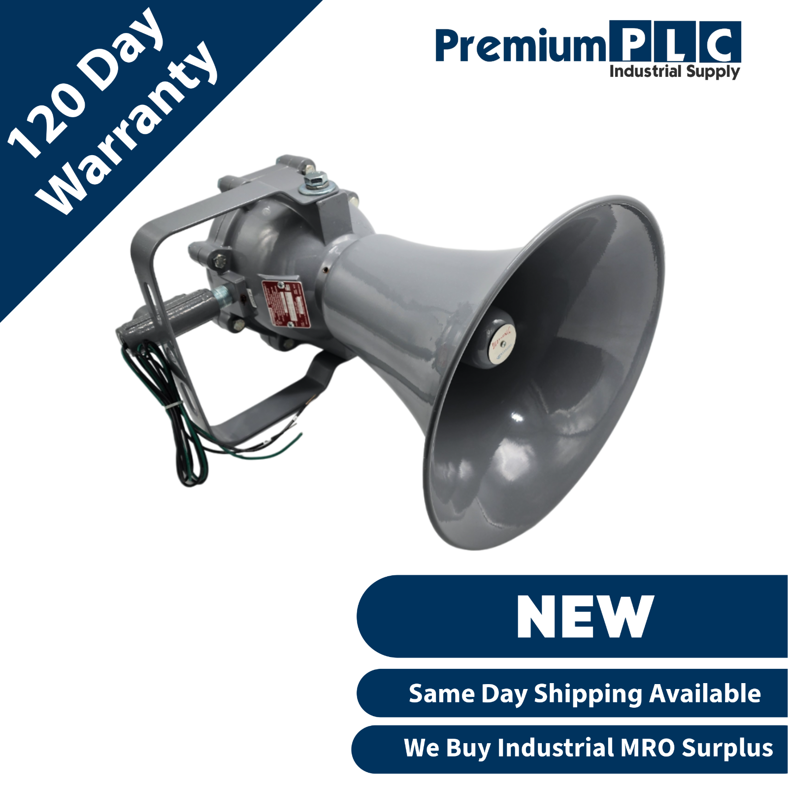 Used NEW EDWARDS SIGNALING 5522M-Y6 / 5522M AC/DC DUOTRONIC HORN EXPLOSION PROOF