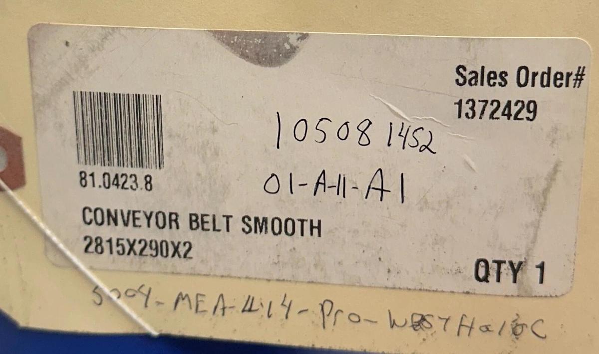 HOLAC 81-0423-8 / 8104238 TRANSPORTBAND CONVEYOR BELT FOR CUTTING MACHINE NSNP