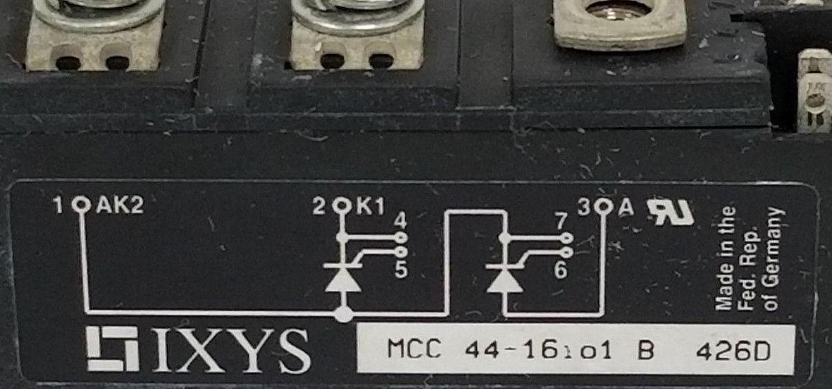 Used LOT OF 4 IXYS MCC 44-16IO1 B SCR THYRISTOR MODULES MCC4416IO1B 426D