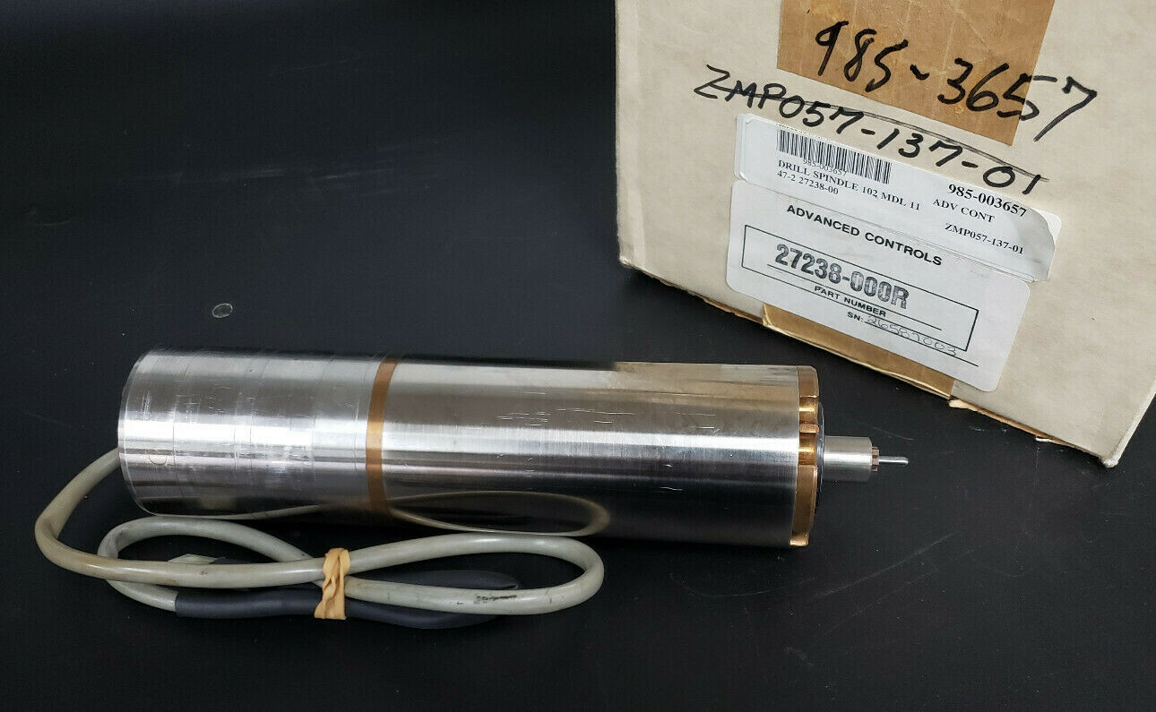 Used ADVANCED CONTROLS 27238-000R DRILL SPINDLE 27238000R (REPAIRED)