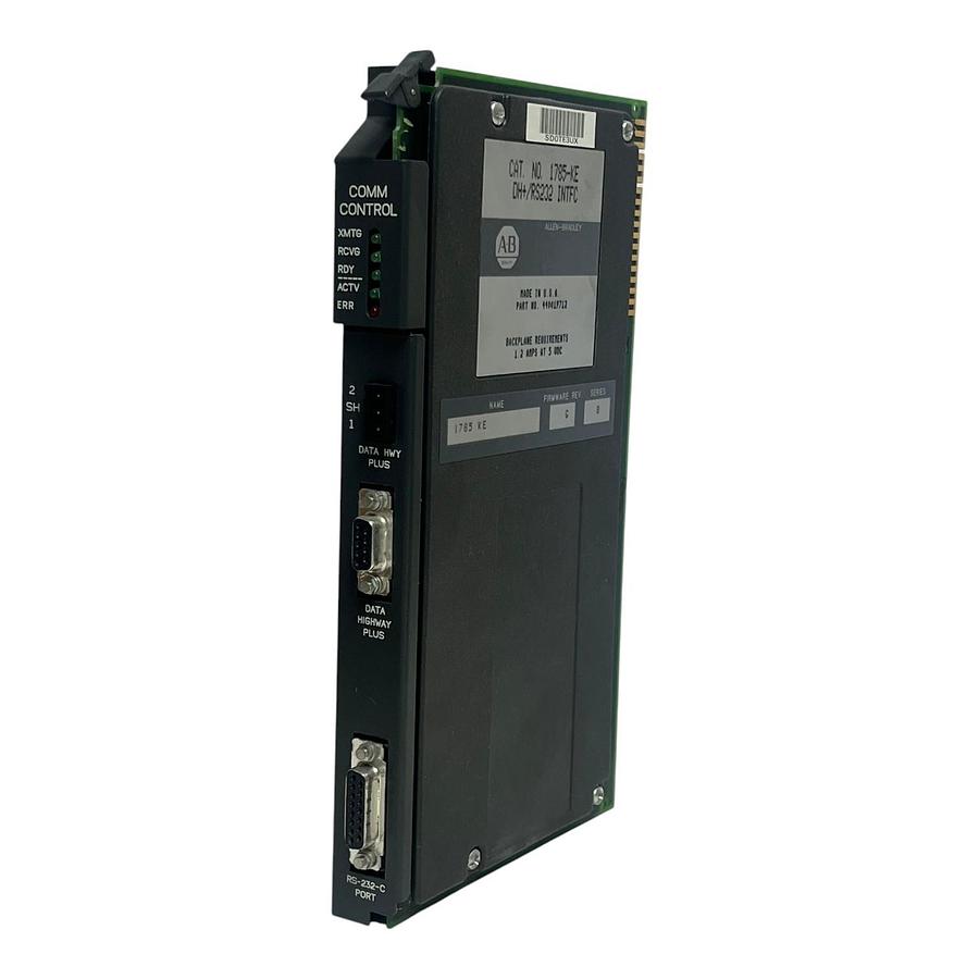Used Allen-Bradley 1785-KE Series B Data Highway Plus RS232 Interface Module NEW