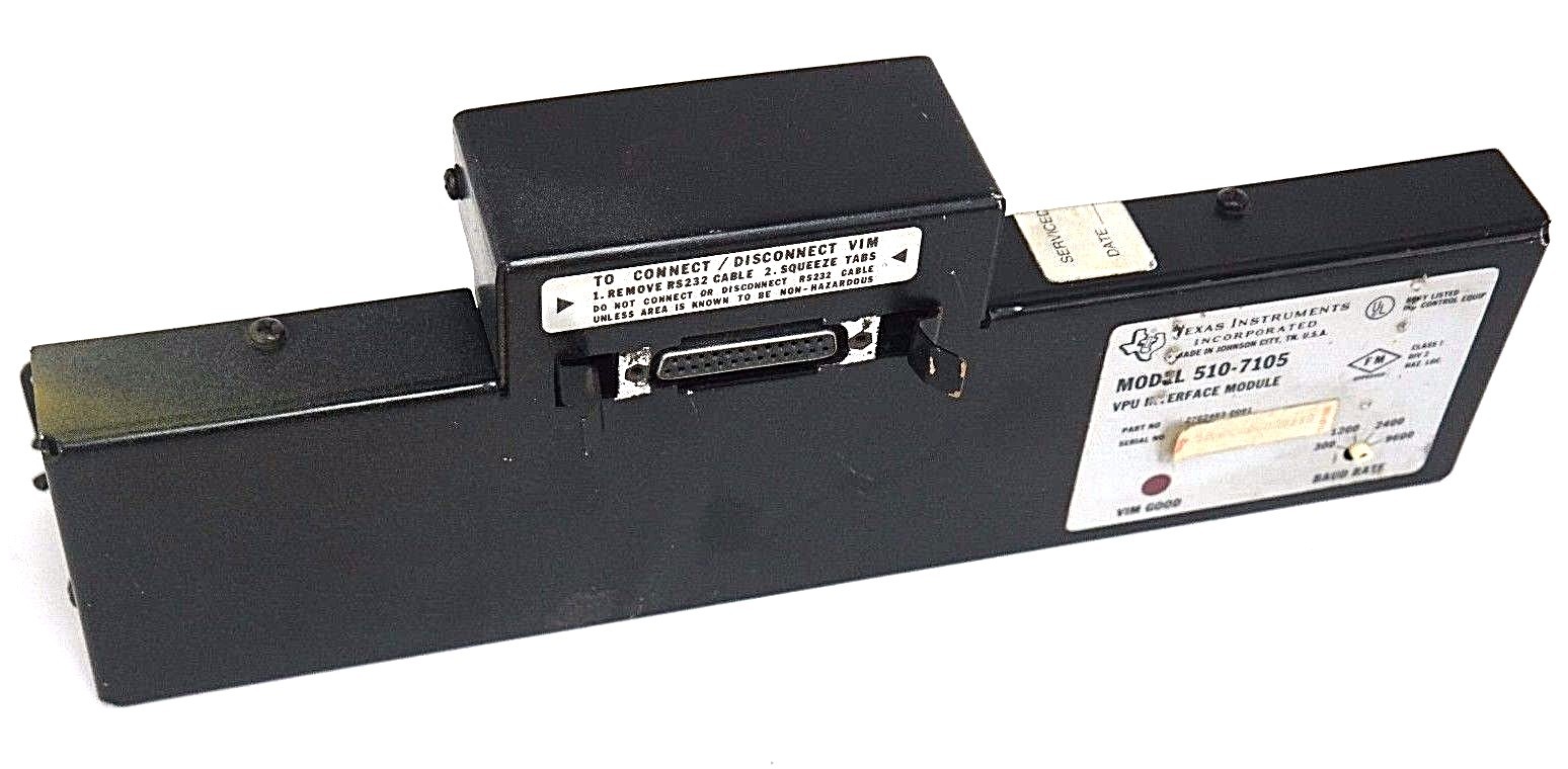 Used TEXAS INSTRUMENTS 510-7105 VPU INTERFACE MODULE 2702403-001