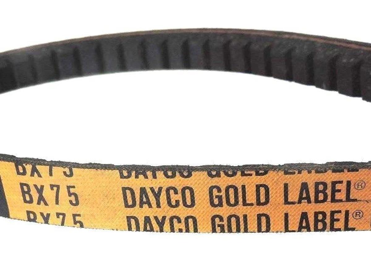 LOT OF 3 NEW DAYCO BX75 GOLD LABEL COG BELTS