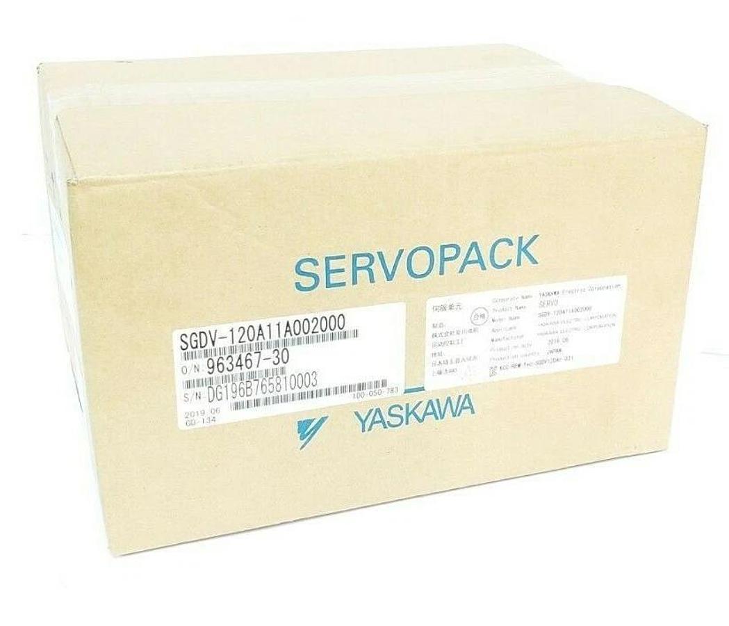 Used NIB YASKAWA ELECTRIC SGDV-120A11A002000 SIGMALOGIC SERVO DRIVE SGDV120A11A002000