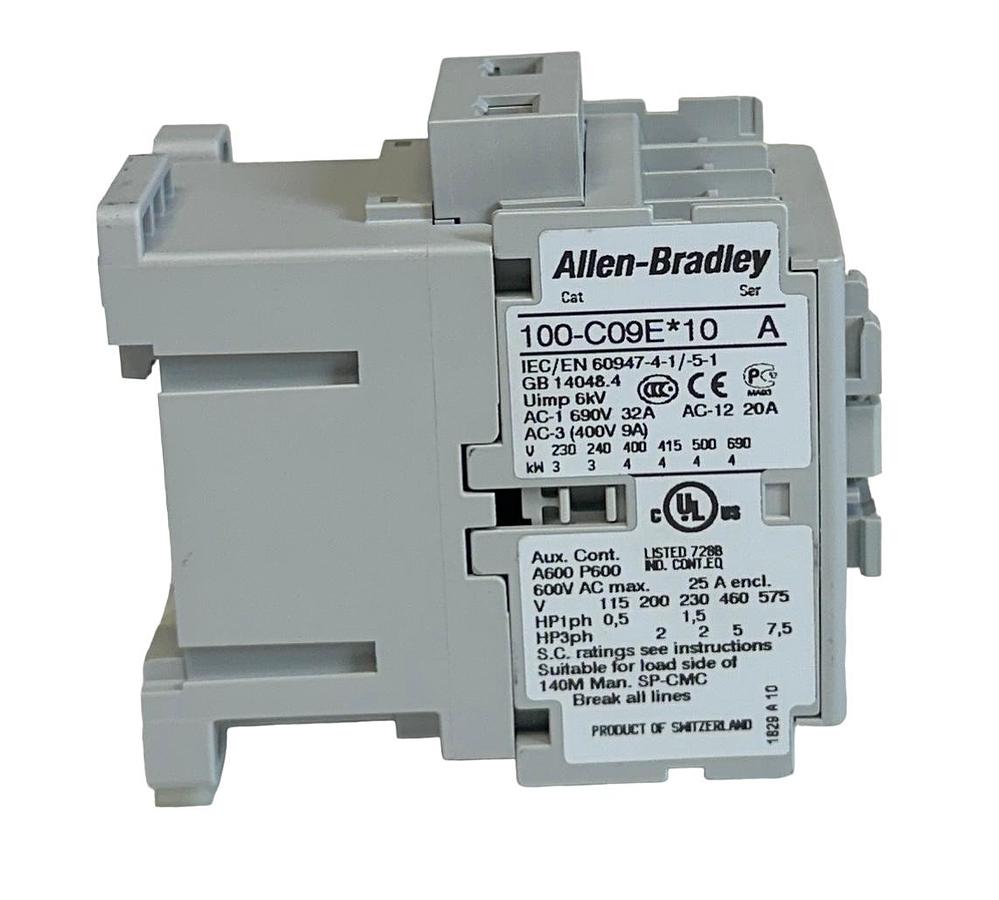 Used NEW ALLEN BRADLEY 100-C09EJ10 /A BULLETIN 100 CONTACTOR 24VDC 3P 100C09EJ10 NSMP