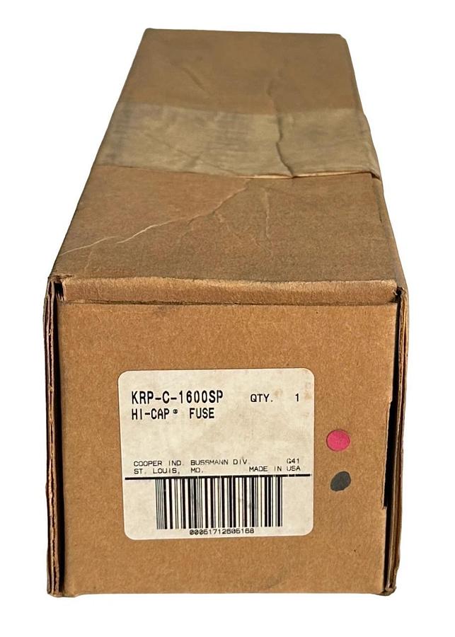 Used NEW SEALED COOPER BUSSMANN KRP-C-1600SP / KRPC1600SP LOW-PEAK FUSE 600VAC/300VDC