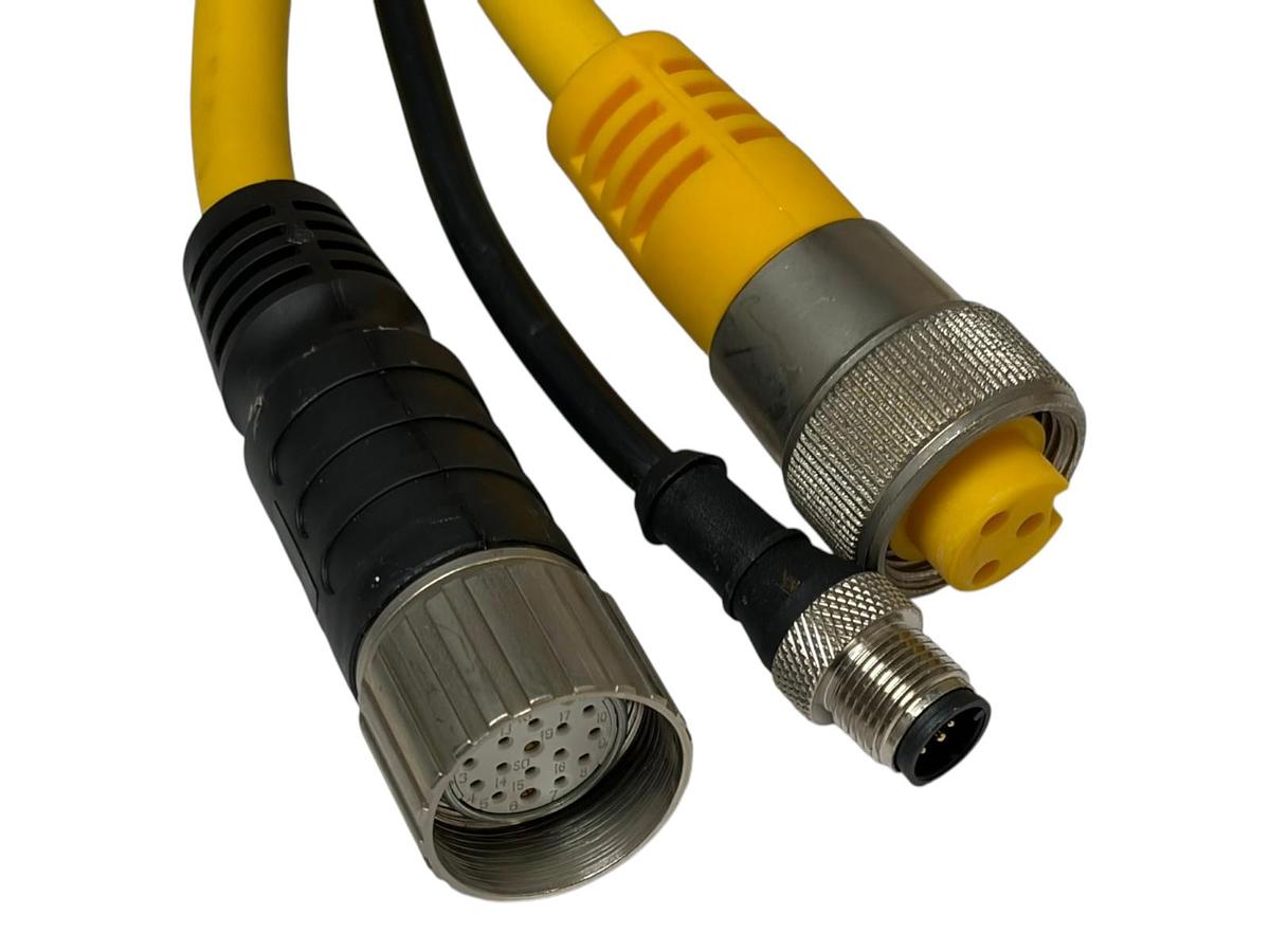 Used Turck RKM 35-6M Banner MQDMC-530 DTECH USB to RS485 RS422 Industrial Cable Lot
