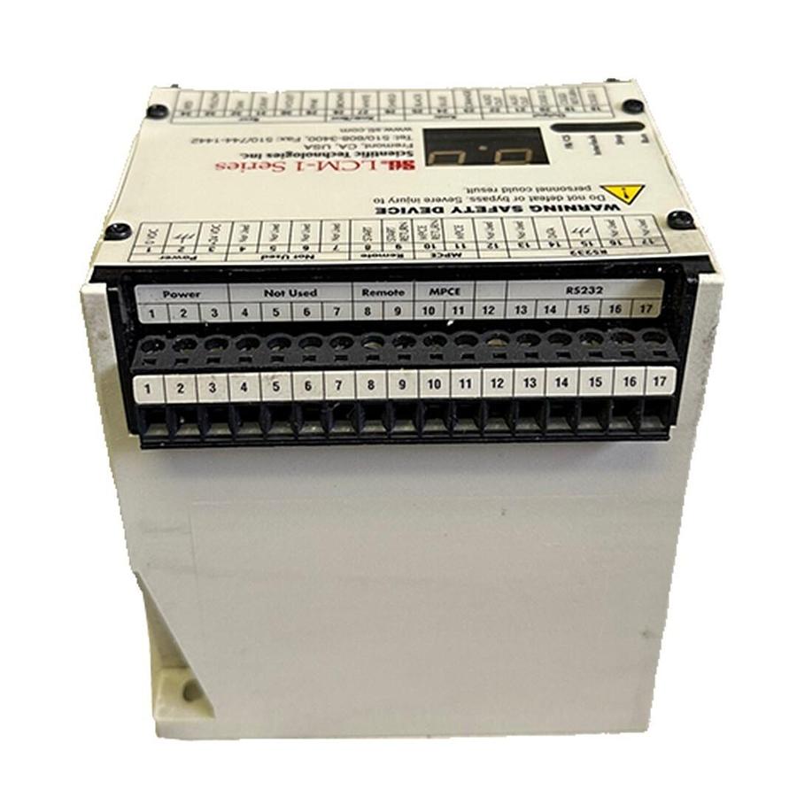 Used STI 70116-1000 / 701161000 LIGHT CURTAIN CONTROLLER LCM-1 / LCM1 70132-1077