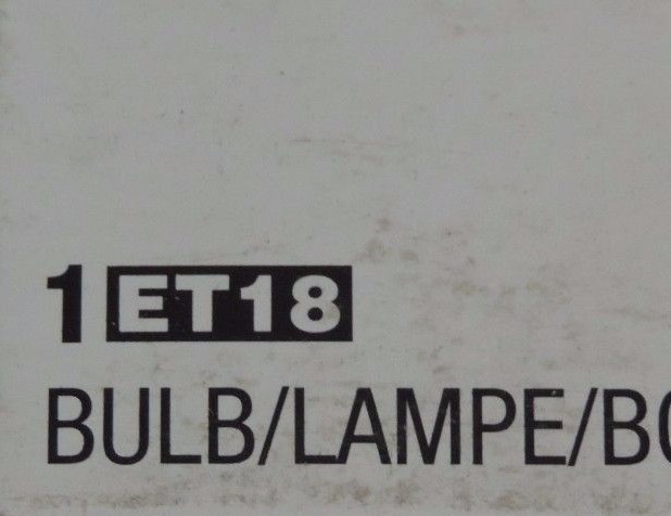 Used LOT OF 2 NIB SYLVANIA ET18 LUMALUX HIGH PRESSURE SODIUM BULB