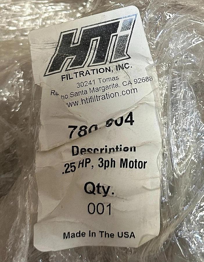 TUTHILL HTI 780-004 / 000LEV-C-A-7 ROTARY GEAR PUMP & MOTOR .25HP 3P .5GPM NSMP
