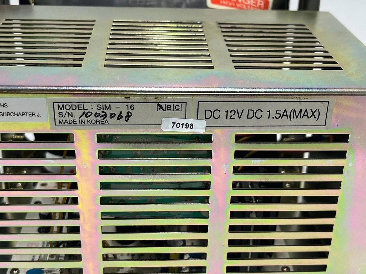SG Display Monitor SIM-16 | R90APDA-B1020801 | 12V DC 1.5A | LR107793 E172816