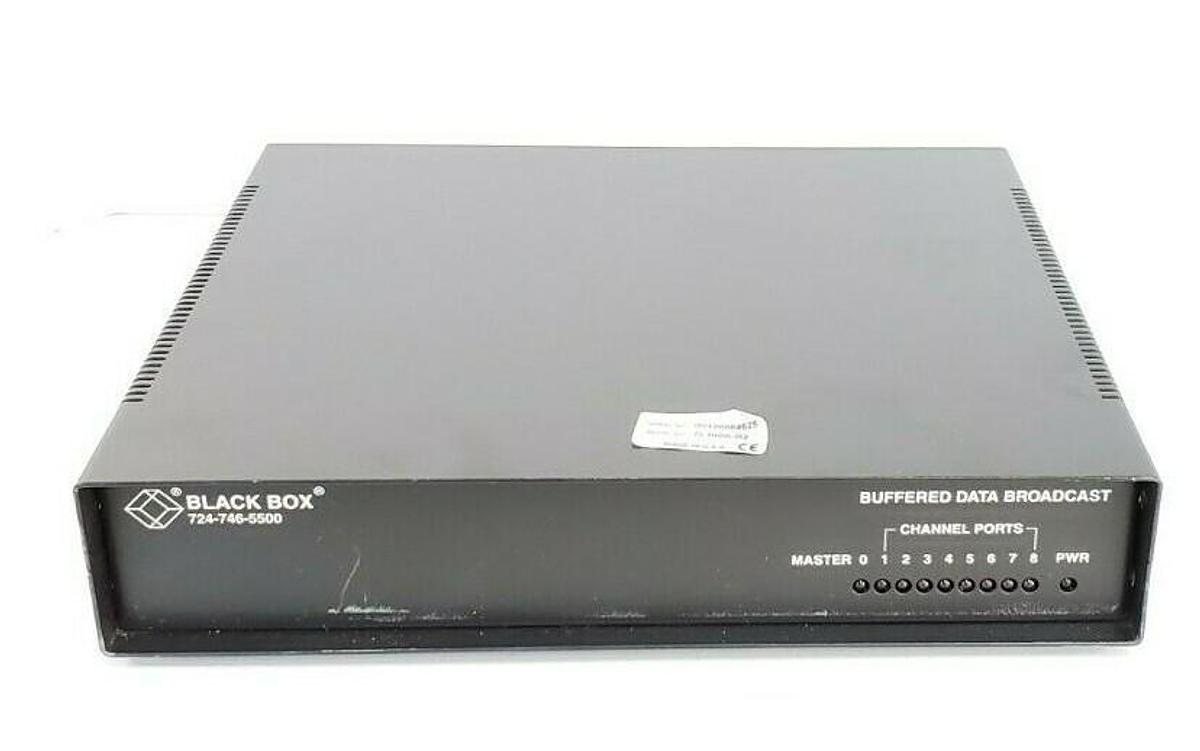 Used BLACK BOX TL160A-R2 BUFFERED DATA BROADCAST UNIT TL160AR2 (MISSING PARTS)