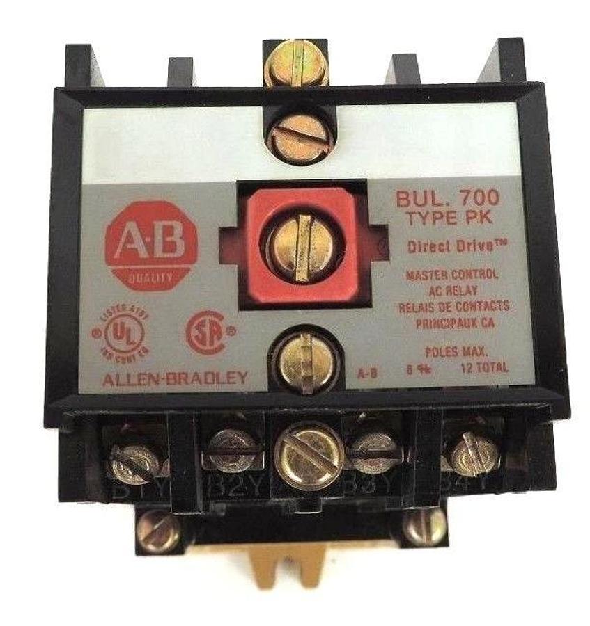 Used ALLEN BRADLEY 700-PK800A1 CONTROL RELAY SER B 700PK800A1