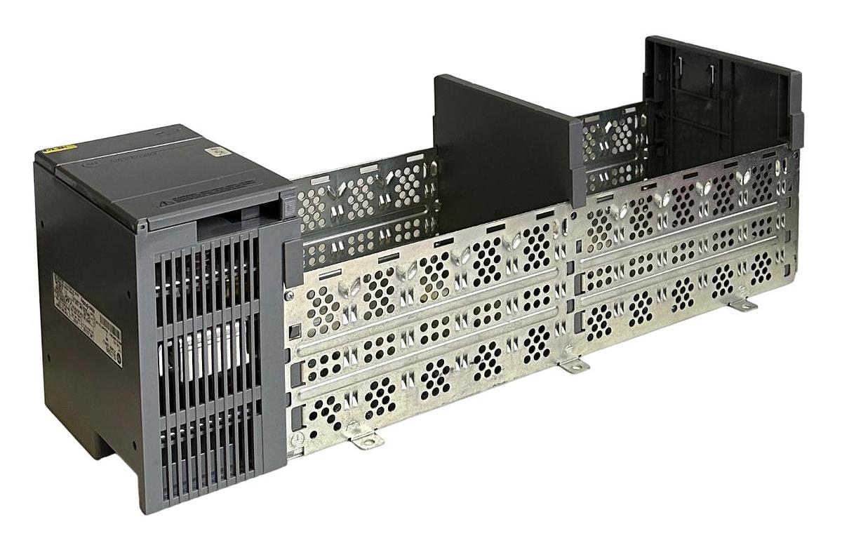 Used ALLEN BRADLEY 1746-P3 /A SLC 500 POWER SUPPLY W/ 1746-A10 /B 10-SLOT MODULE RACK