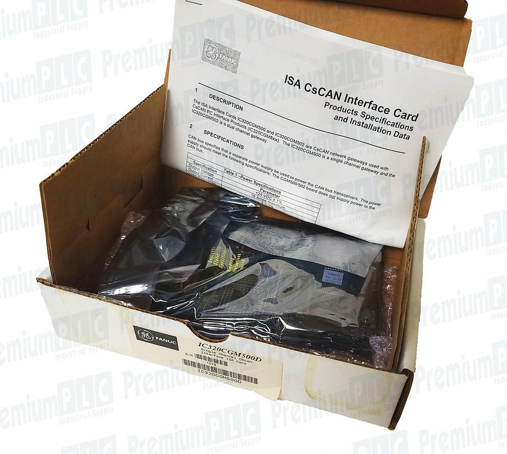 Used GE FANUC HORNER IC320CGM500D ISA CsCAN INTERFACE CARD IC320CGM500 NEW