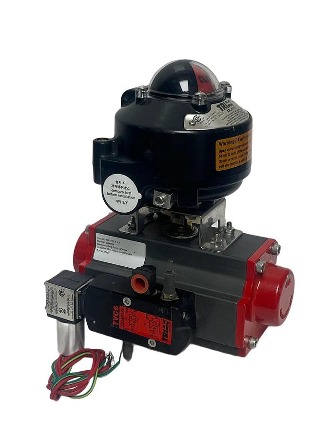 Triac 2R40DA Actuator w/ APL-510N Switch & TVC6 Solenoid - New Surplus