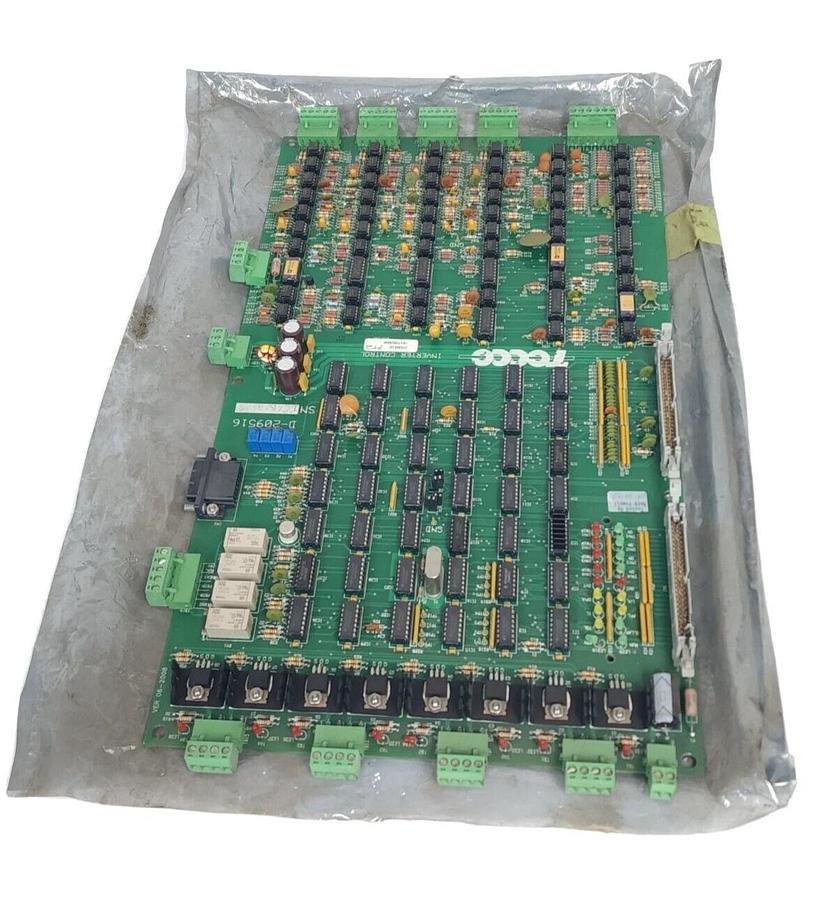 Used TOCCO D-209516 / D209516 INVERTER CONTROL BOARD 4 RELAY 8 INPUT