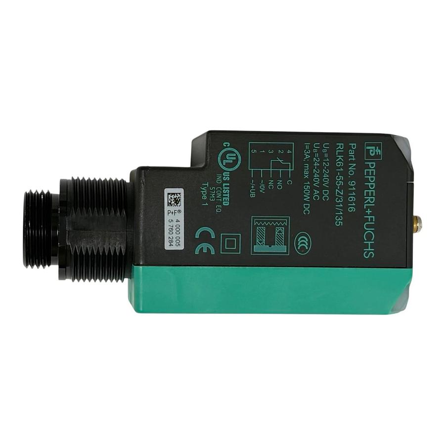 Pepperl+Fuchs RLK61-55-Z/31/135 Retroreflective Photoelectric Sensor 911616