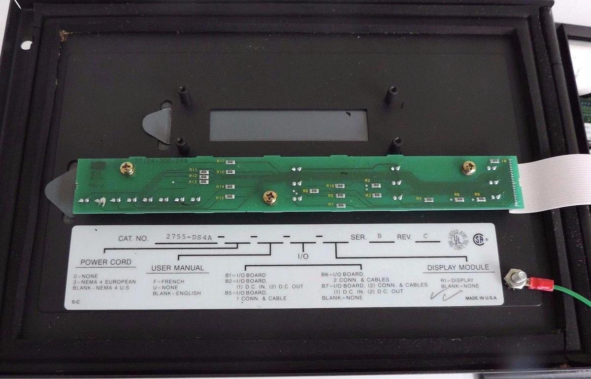 Used ALLEN BRADLEY 2755-DS4A BAR CODE DECODER 2755DS4A SER. B REV. C
