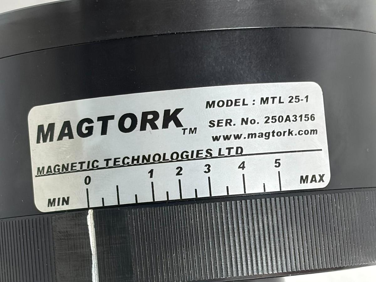 Used New Magtork MTL 25-1 Magnetic Clutch Brake Permanent Magnet Slip