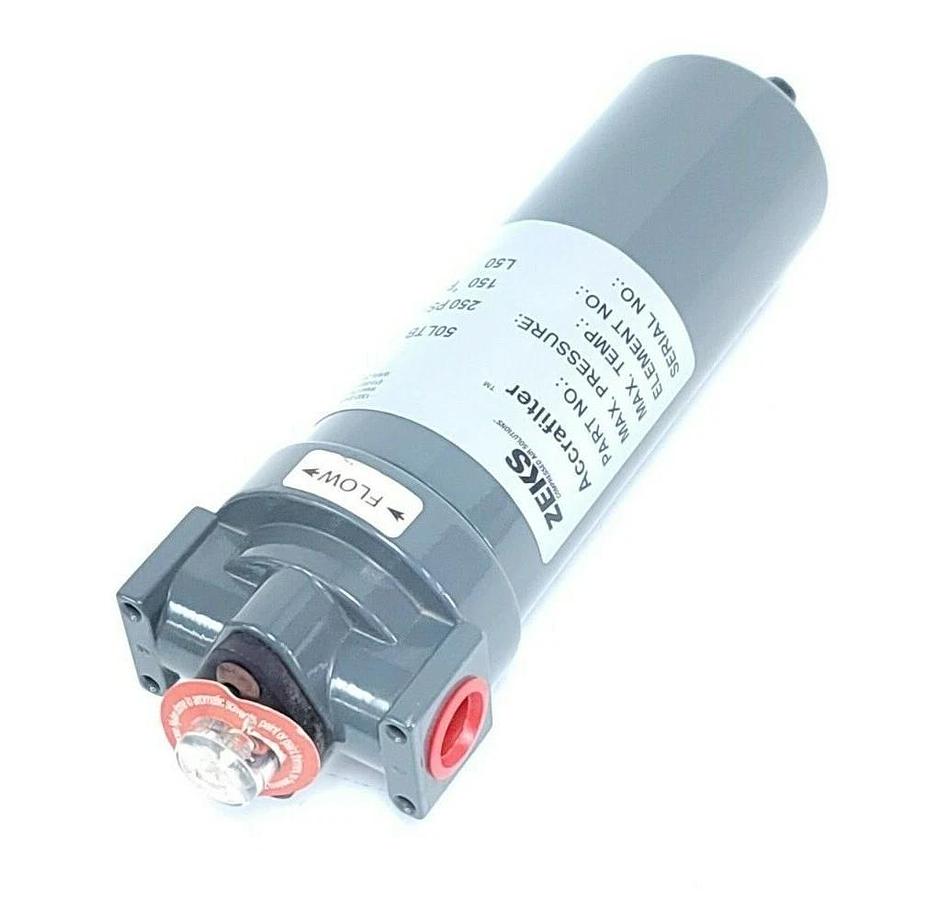 NEW ZEKS 50LTB ACCRAFILTER PRESSURE REGULATOR 250 PSIG ELEMENT NO. L50